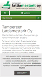 Mobile Screenshot of lattiamestarit.fi